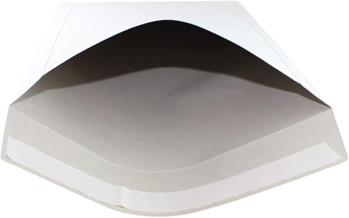 30 EcoSwift 6.5 x 4.5 Rigid Photo Mailers Stay Flats White Cardboard Self Seal Envelopes
