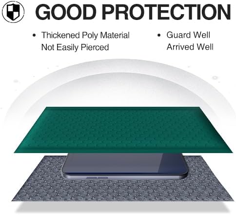 UCGOU Bubble Mailers 5x8.6" Usable Size 5x7" Padded Envelope Green 100 Pack | Waterproof Lightweight Mailing Packages,Opaque Self Seal Adhesive Boutique Padded Shipping Bags for Jewelry Makeup Supplier