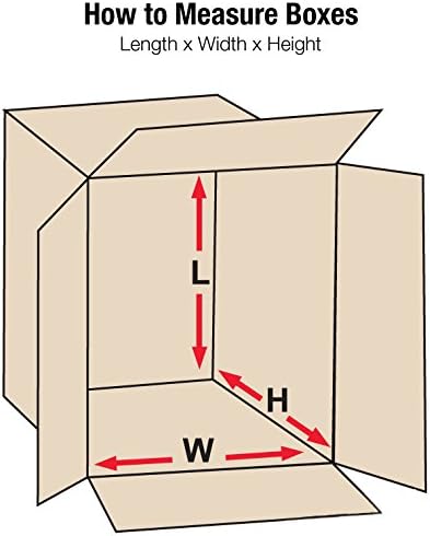 BOX USA Medium Shipping Boxes 14"L x 11"W x 11"H (25-Pack) - Corrugated Cardboard Box for Moving, Mailing, Packing, Packaging and Storage