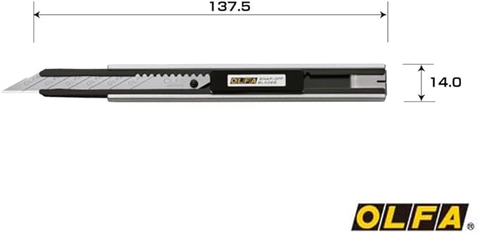 OLFA Ltd-05 Limited SK Craft Utility Knife Height 5.3 x Width 5.5 x Depth 0.4 inches (136 x 14 x 10.5 mm)