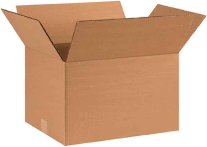 Secure Seal - 16x12x10 Pack of 25 Corrugated Cardboard Packing Shipping Mailing Moving Carton Boxes