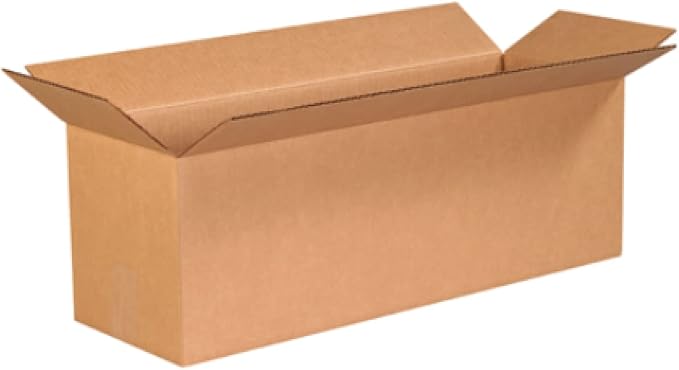 Secure Seal - 24x8x8 Pack of 50 Corrugated Cardboard Packing Shipping Mailing Moving Carton Boxes