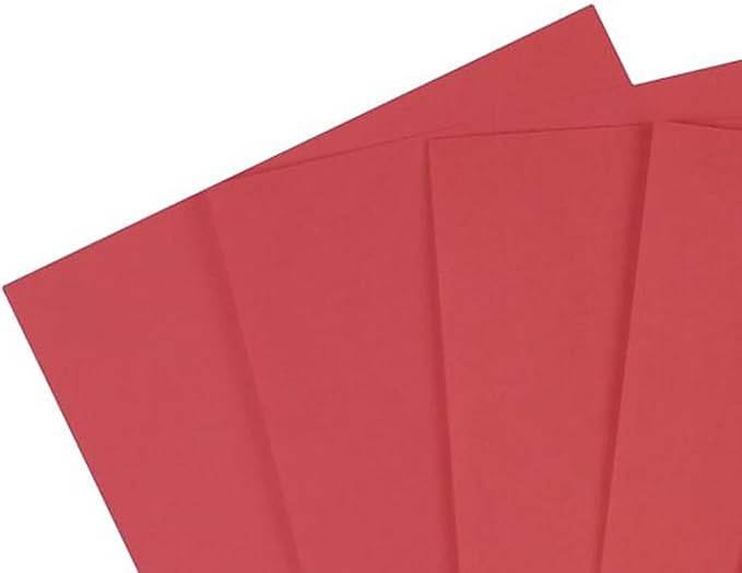Staples Brights Multipurpose Paper 20 lbs 8.5-Inch x 11-Inch Red 500/Ream, For Office, School & Home