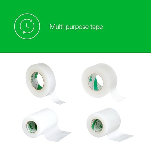 3M™ Transpore™ Surgical Tape 1527-1, 1 inch x 10 yard (2,5cm x 9,1m), 12 rolls/box
