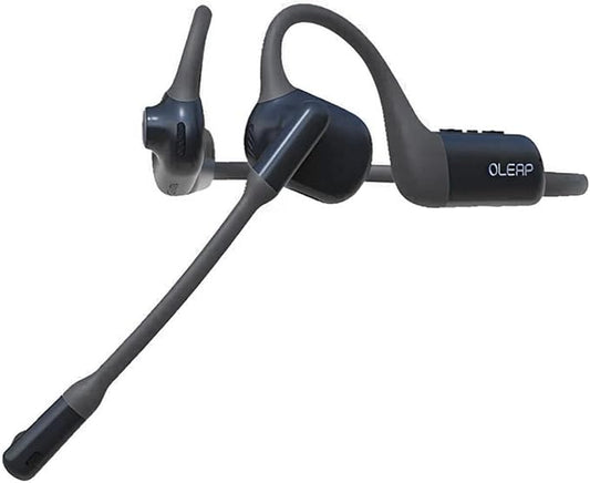 Wireless Noise Cancelling Headphones with Mic,Wireless Headset with Mic for Work(50dB ENC&Mute Button) Bluetooth Headset for Work from Home/Office/PC/Call Center/Laptop/Teams/Zoom/Trucker/Commute