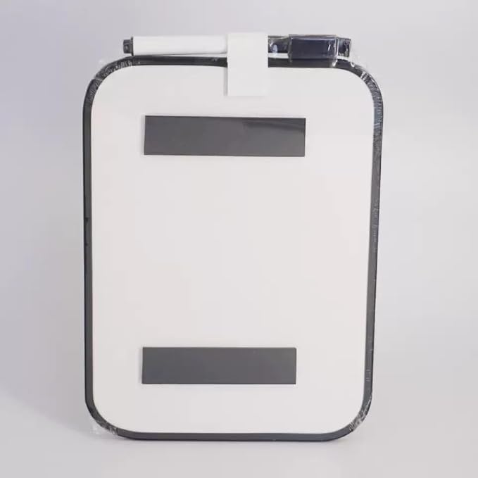 Magnetic Whiteboard with Marker and Magnets, 6" x 8",Small Whiteboard for Classroom, School Locker,Home, Office (Pink)