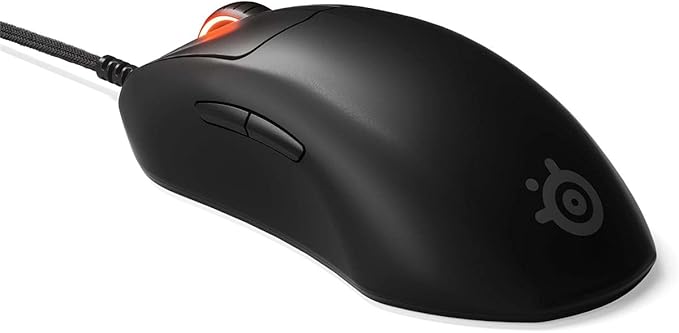 SteelSeries Esports FPS Gaming Mouse – Ultra Lightweight 69g – Prime Edition – 5 Programmable Buttons – 18K CPI TrueMove Pro Sensor – Magnetic Optical Switches – Customization - RGB Lighting – PC/Mac