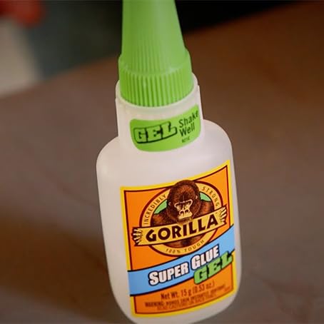 Gorilla Super Glue Gel XL, Clear Glue, 25 Gram (Pack of 1) - All Purpose and Fast Setting for Projects and Repairs