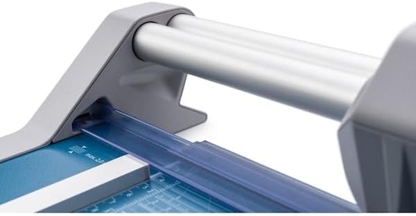 Dahle 550 Professional Rotary Trimmer, 14" Cut Length, 20 Sheet Capacity, Self-Sharpening, Dual Guide Bar, Automatic Clamp, German Engineered Paper Cutter