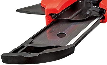 TAJIMA Utility Knife - 1" 7-Point Rock Hard FIN Snap Blade Box Cutter with Dial Lock & 2 Rock Hard Blades - DFC671N-R1