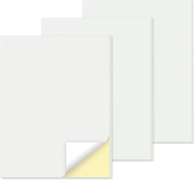 150 Sets 8.5X11 Inches Blank Carbonless Notepad, 2-Part Blank Carbonless Lab Notebook, Carbon Duplicate Copy Paper (50 Sets each Pad, 3 Pads)
