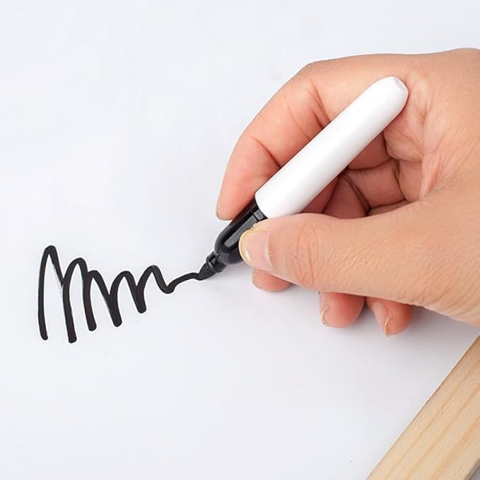 SKKSTATIONERY 36 Pcs Mini Dry Erase Markers, Whiteboard Markers, Marker Pens 3.5'', Black.