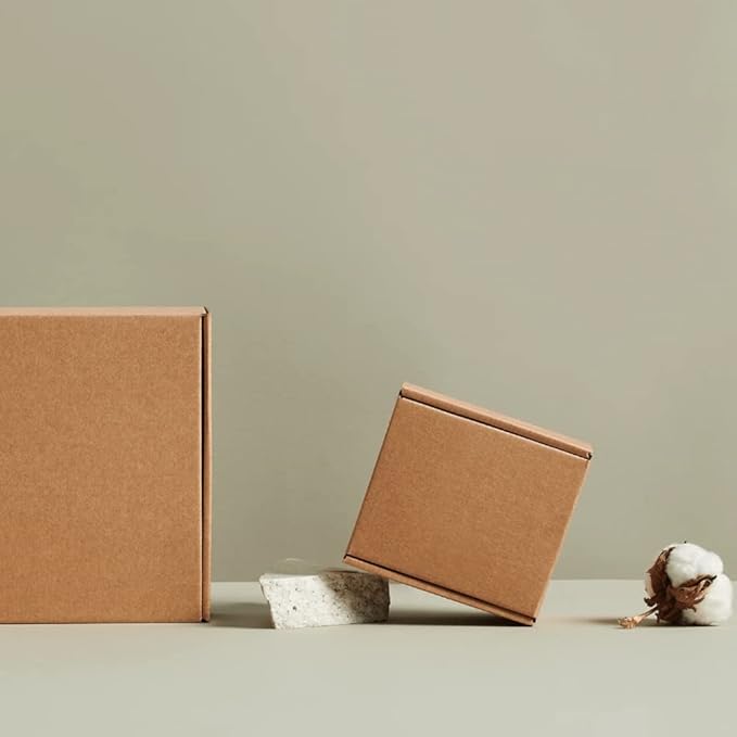 Brown Corrugated Cardboard Boxes - 13x10x2, 30 Pack - Shipping & Mailing Boxes