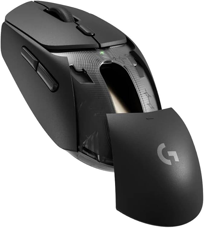 Logitech G309 Lightspeed Wireless Gaming Mouse, Lightweight, LIGHTFORCE Hybrid Switches, Hero 25K Sensor, 300+ Hour Battery Life with AA Battery, 6 Programmable Buttons, PC & Mac - Black