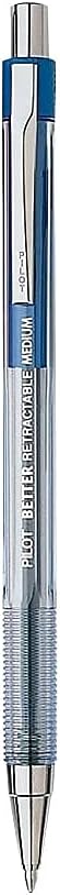 PILOT The Better Ball Point Pen Ballpoint Pens, Blue Ink, 12-Pack