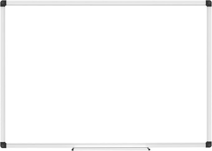 XBoard Magnetic Whiteboard 48 x 36, White Board 4 x 3, Dry Erase Board with Detachable Marker Tray
