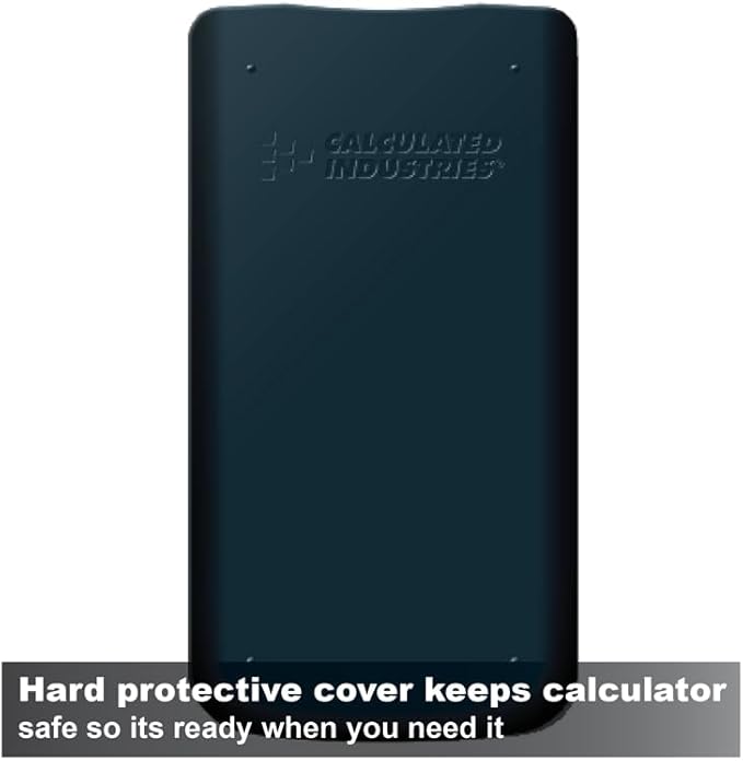 Calculated Industries 3415 Qualifier Plus IIIx Advanced Real Estate Mortgage Finance Calculator | Simple Operation | Buyer Pre-Qualifying | Solves Payments, Amortization, ARMs, Combos, FHA, VA, More