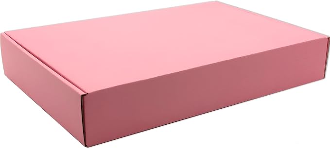 11x8x2 Shipping Boxes Pink Mailer Corrugated Cardboard Box Set of 30 | for Packaging, Literature, Packing, Mailing, Storage, Small Business, Moving, Gift, Supplies, Quick Fold, Tab Locking