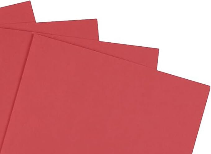 Staples Brights Multipurpose Paper 20 lbs 8.5-Inch x 11-Inch Red 500/Ream, For Office, School & Home