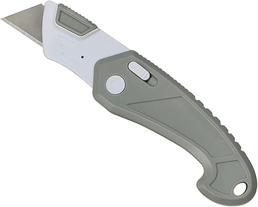 Lightweight Strong ABS Plastic Folding Utility Box Cutter (40, Grey)