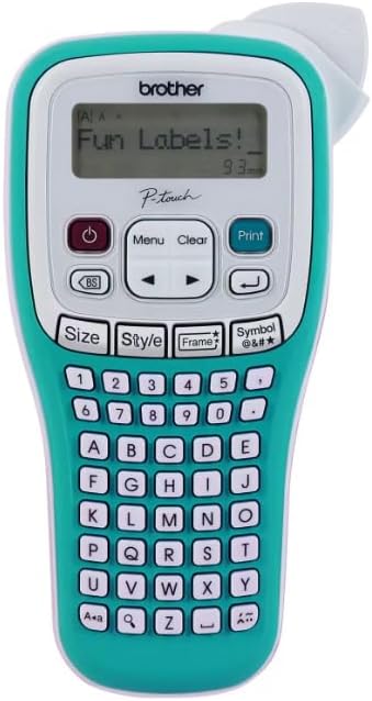 Brother P-Touch PTH103W Handheld Personal Label Maker with Tape, New, 1 Piece