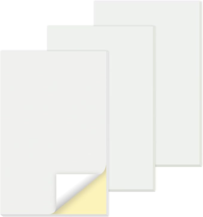 150 Sets 5.5X8.5 Inches Blank Carbonless Notepad, 2-Part Blank Carbonless Lab Notebook, Carbon Duplicate Copy Paper (50 Sets each Pad, 3 Pads)