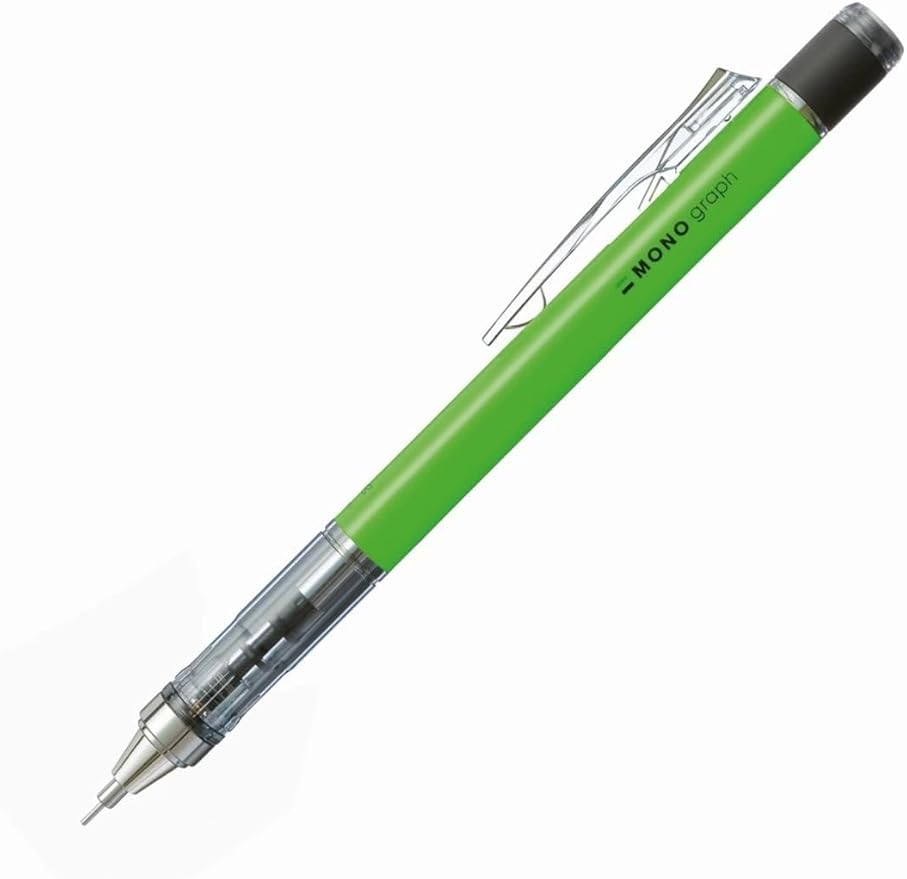 Tombow Mechanical Pencil, Monograph 0.5mm, Neon Green (DPA-134E)