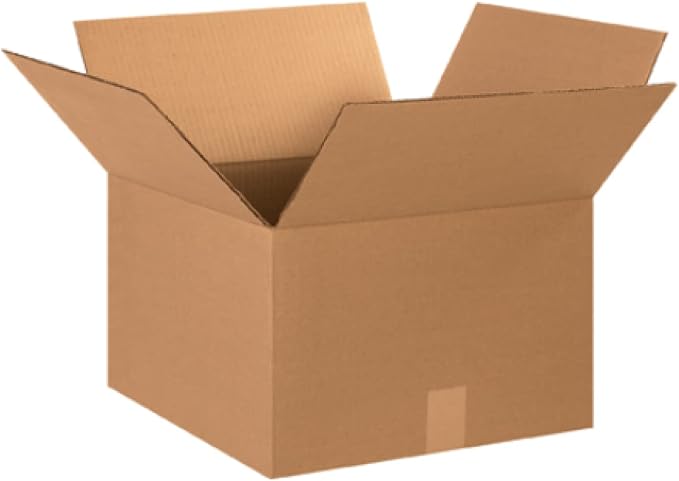 Secure Seal - 15x15x10 Pack of 25 Corrugated Cardboard Packing Shipping Mailing Moving Carton Boxes | Packing, Shipping, Mailing, Moving, Carton