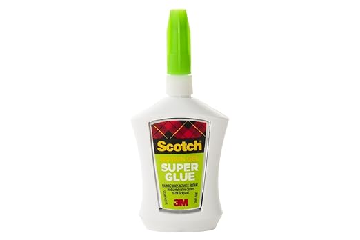 Scotch Super Glue Gel in Precision Applicator, .14 Ounces (AD125)
