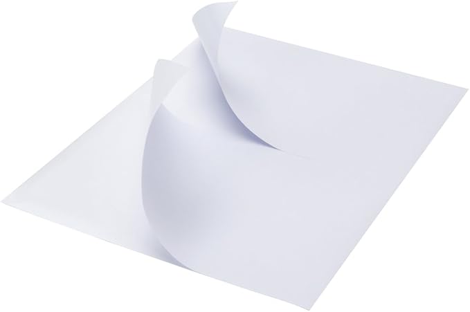 FungLam Shipping Labels with Self Adhesive, for Laser & Inkjet Printers, 8.5 x 5.5 Inches, White, Pack of 8000 Labels