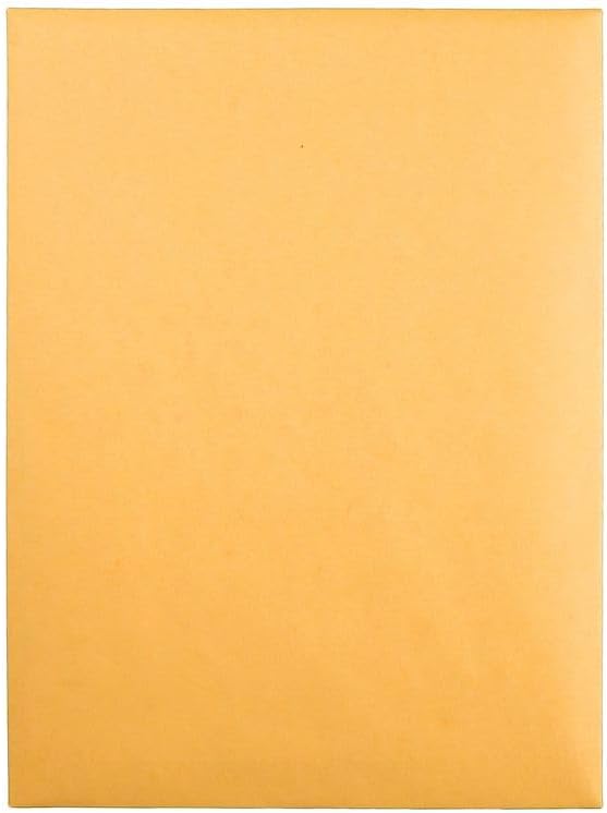 Quality Park 9 x 12 Postage Saving ClearClasp Envelopes, with Reusable Redi-Tac Closure & Gummed Flap, 28 lb Kraft Paper, 100 per Box (QUA43568) (Pack of 5)