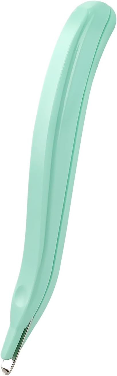 Magnetic Easy Staple Remover Tool, Professional Staple Puller Remover, Staple Remover Stick for School, Office and Home, Light Green