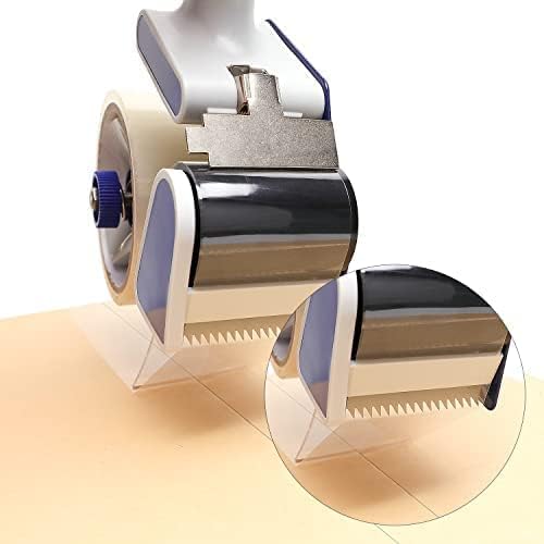 Amazon Basics Packaging Tape Dispenser Gun, Easy-to-Use, Side Load Design, Well Built, 3-Inch Inner Paper Core, for 1.88-Inch Wide Packing Tape