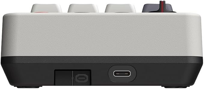 8Bitdo 18 Keys Retro Mechanical Numpad, Supports PC Numpad & Standard Calculator Mode, Hot-swappable, PC Calculator Shortcut Button, Bluetooth/2.4G/Wired Numpad for Windows and Android - N Edition