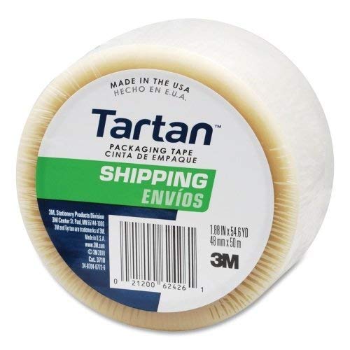 Wholesale CASE of 25 - 3M Tartan Commercial Grade Packaging Tape-Commercial Grade Packaging Tape, 2"x55 Yds, Clear
