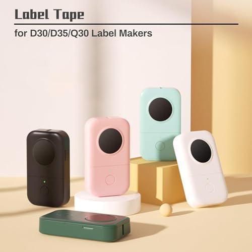 Bright Color Yellow D30 Label Tape, 160 PCS Thermal Label, Compatible with D30 Maker, 12 x 40 mm (0.47 x 1.57 Inch) Holographic Reflective, Waterproof Adhesive Printer Tape Paper Yellow