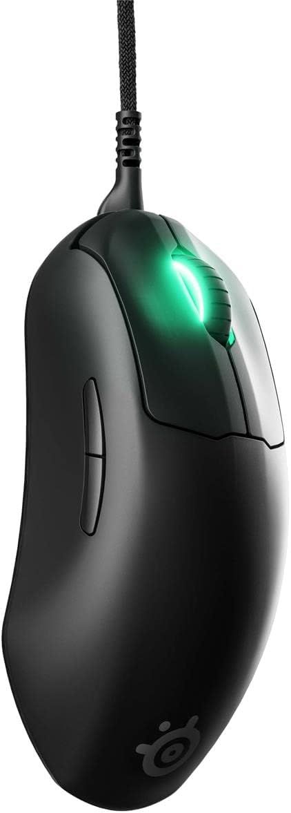 SteelSeries Esports FPS Gaming Mouse – Ultra Lightweight 69g – Prime Edition – 5 Programmable Buttons – 18K CPI TrueMove Pro Sensor – Magnetic Optical Switches – Customization - RGB Lighting – PC/Mac
