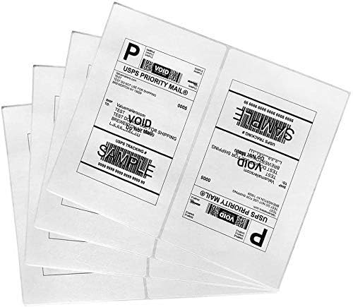 Shipping Label with Rounded Corner, 8.5 x 5.5 Inches Half Sheet Self Adhesive Shipping Address Labels for Laser and Inkjet Printer, 1000 Sheets 2000