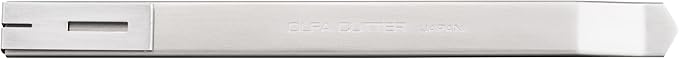 OLFA 9mm Stainless-Steel Utility Knife (SVR-2) - Multi-Purpose Retractable Precision Knife w/Stainless-Steel Snap-Off Blade, Replacement Blades: Any OLFA 9mm Blade