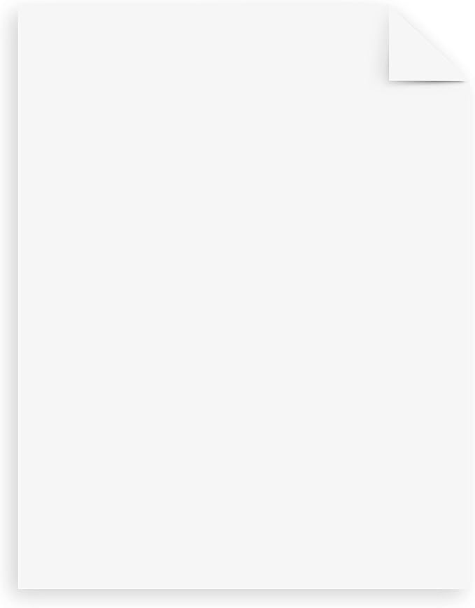 Astrobrights® Printer & Copy Paper, 8.5" x 11", 28lb/105gsm, 97 Brightness, White, 5 reams of 300 sheets per ream, 1,500 sheets per carton (91738-01)