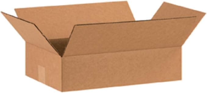 Secure Seal - 16x10x3 Pack of 100 Corrugated Cardboard Packing Shipping Mailing Moving Carton Boxes