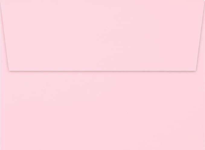 LUXPaper A7 Invitation Envelopes | Peel & Press | 5 1/4" x 7 1/4" | Candy Pink | 80lb. Text | 250 Qty