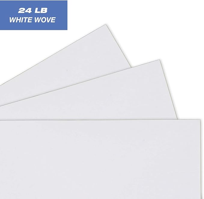 Mead Standard A2 Invitation Envelopes, Gummed Closure, 4-3/8" X 5-3/4", Premium 24-lb Paper, White, 100 per Box (CO198) (Pack of 2)