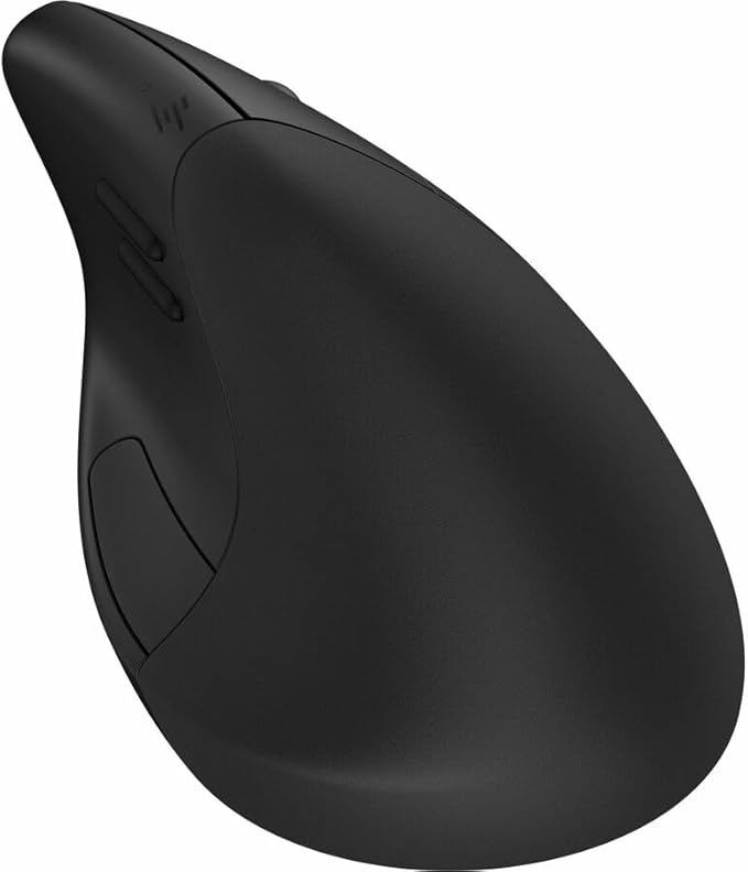 HP 920 Ergonomic Vertical Mouse Wireless Bluetooth 5.3 & USB Dongle, 5 Programmable Buttons, 16 Week Battery, Multi-Device, Multi-OS