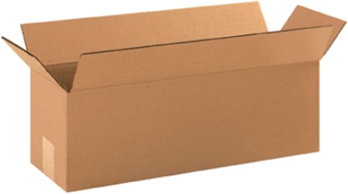 Secure Seal - 18x6x6 Pack of 50 Corrugated Cardboard Packing Shipping Mailing Moving Carton Boxes