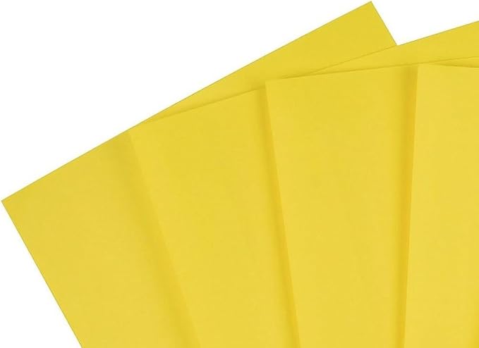 Staples Brights 24 lb. Colored Paper, Yellow, 500/Ream | Vivid multipurpose paper for everyday printing at home, school, or office.