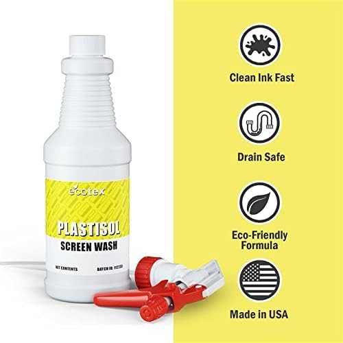 Ecotex® Plastisol Screen Wash, Plastisol Ink Remover (Pint - 16 oz.) - Screen Print Direct®