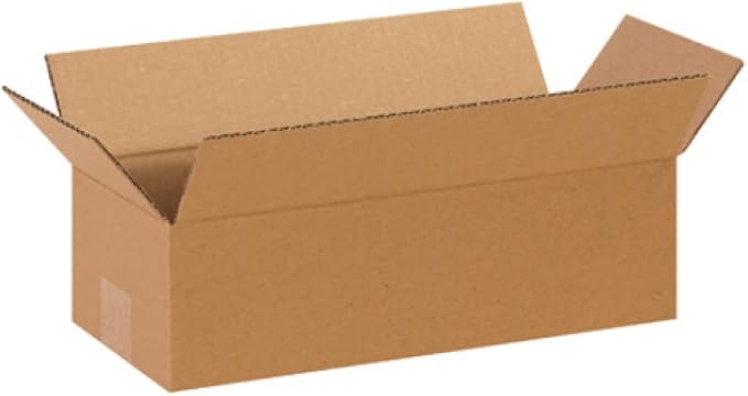 Secure Seal - 50 Pack of 14x6x4 Corrugated Cardboard Packing Shipping Mailing Moving Carton Boxes