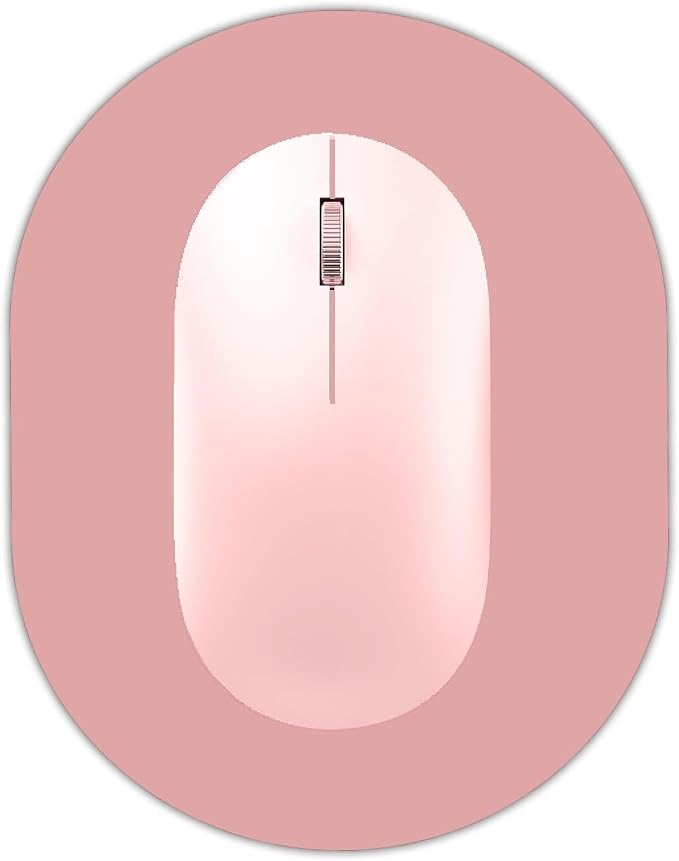 Small Mouse Pad, Mini Mouse Pad, Portable Waterproof with Anti-Slip Base,Pink 5x7 Inch
