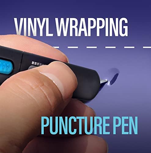 VViViD Precision Gliding Automotive Vinyl Wrapping Knife, Retractable, Safety locking, 5 Replacement Blades